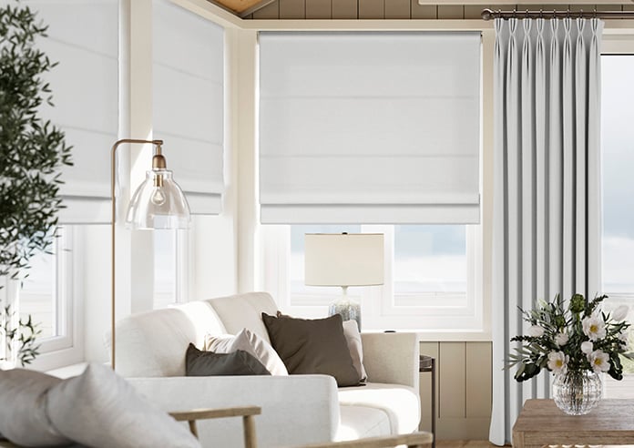 Norleigh, Dove - Twist&Fit Roman Blind - Image 3